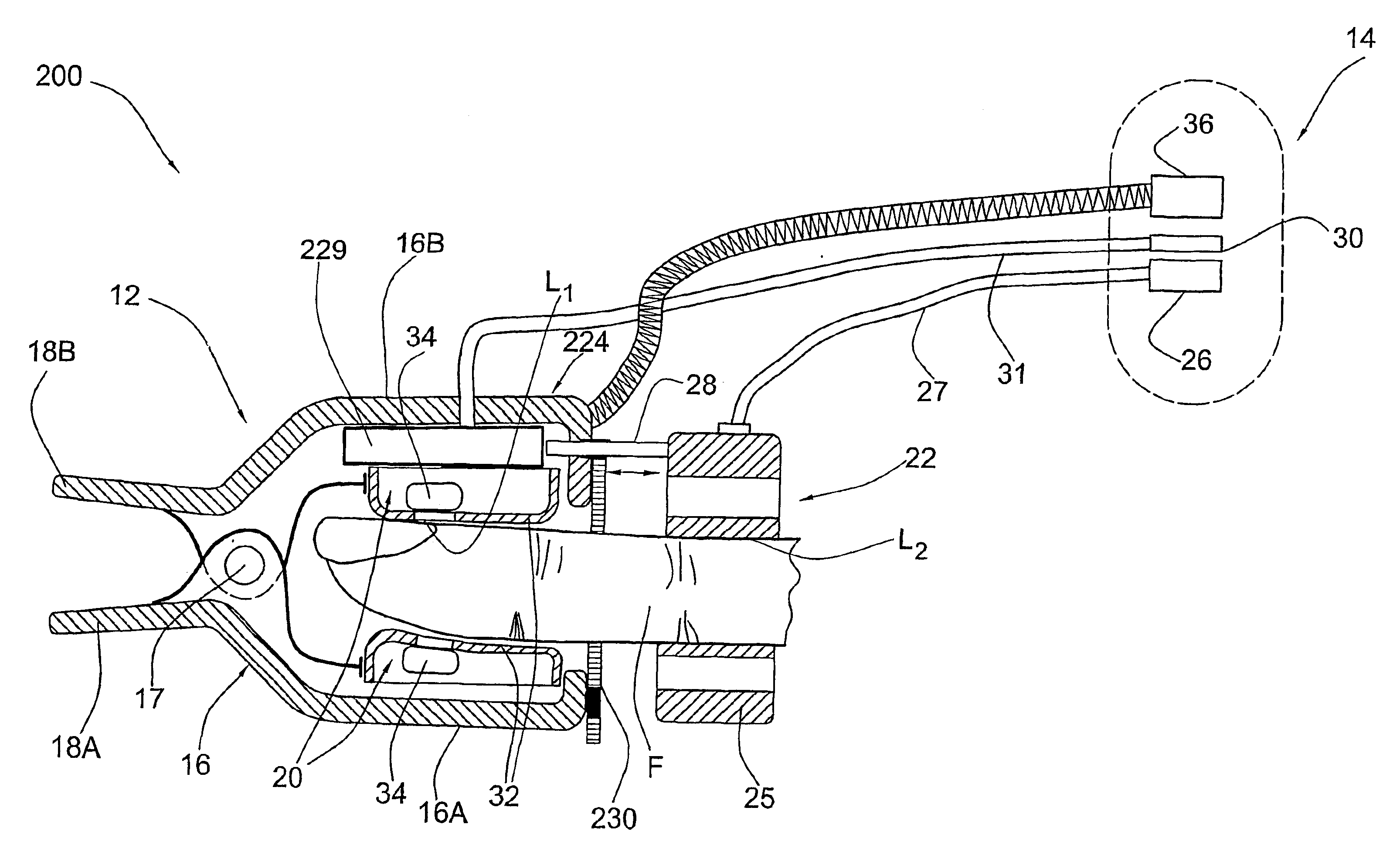 Probe for use in non-invasive measurements of blood related parameters