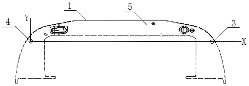 Method for processing half frame on upper portion of helicopter body and vacuum sucking clamp