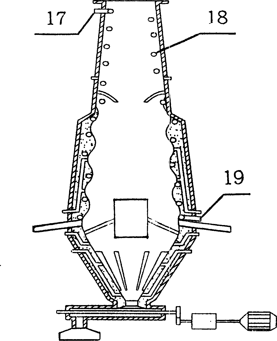 Dust cloud combustion furnace