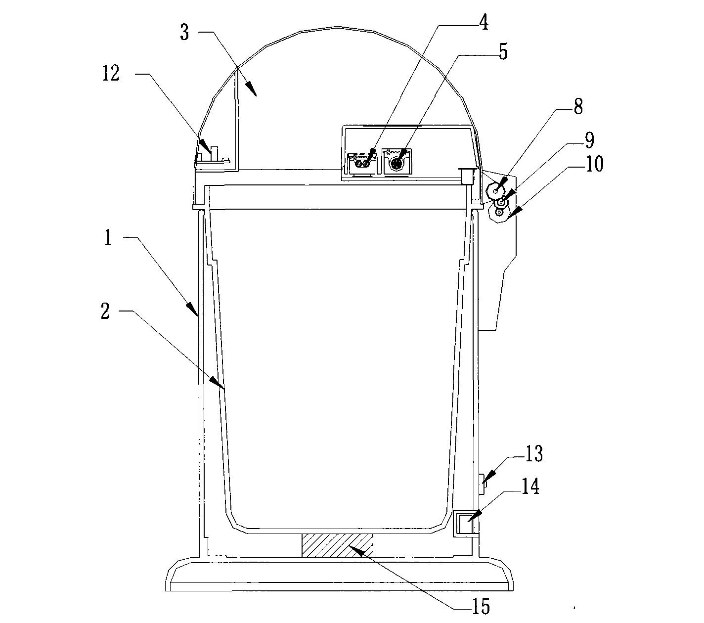 Sterilization garbage bin