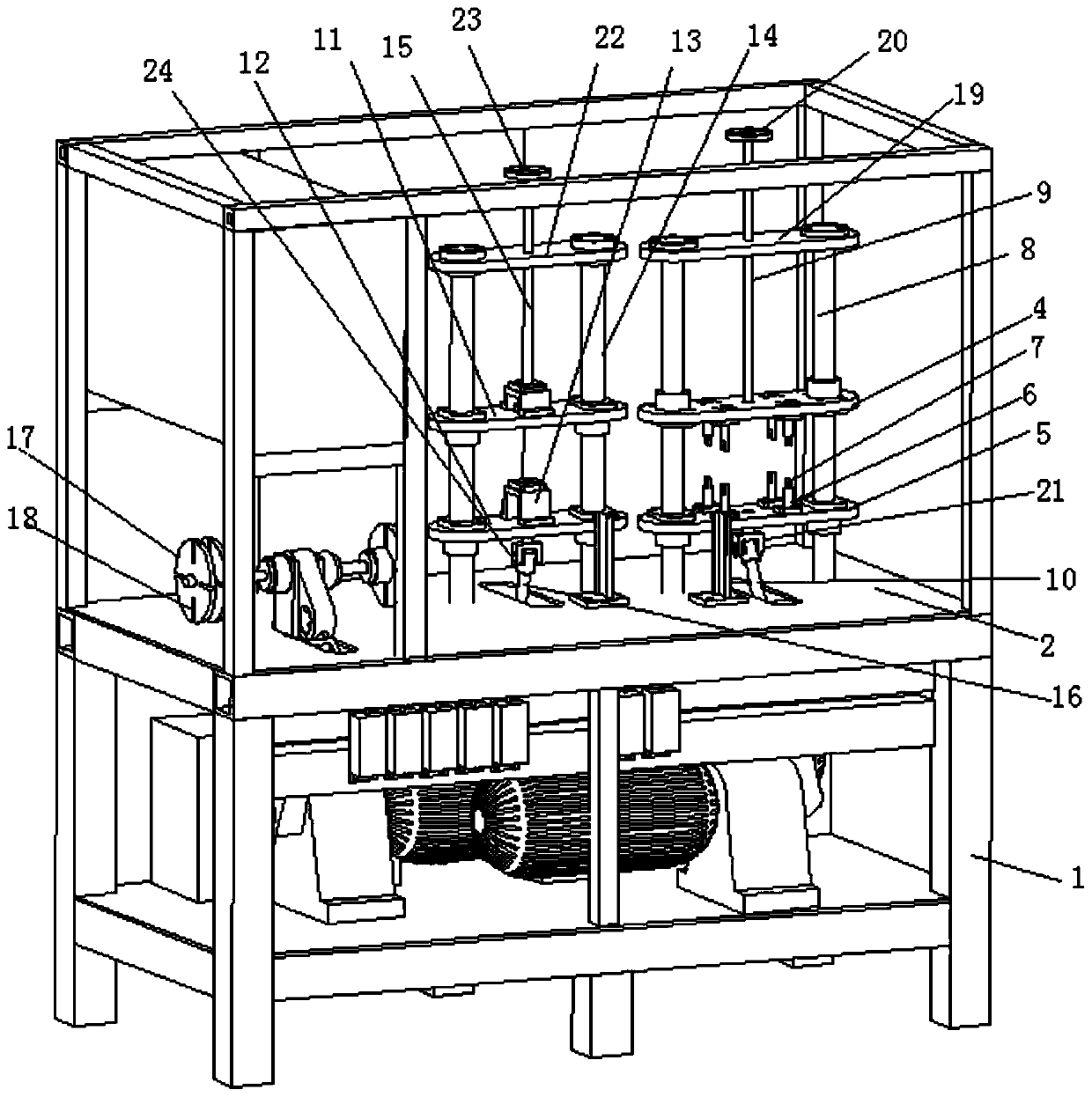 Multi-station spring detection test bed