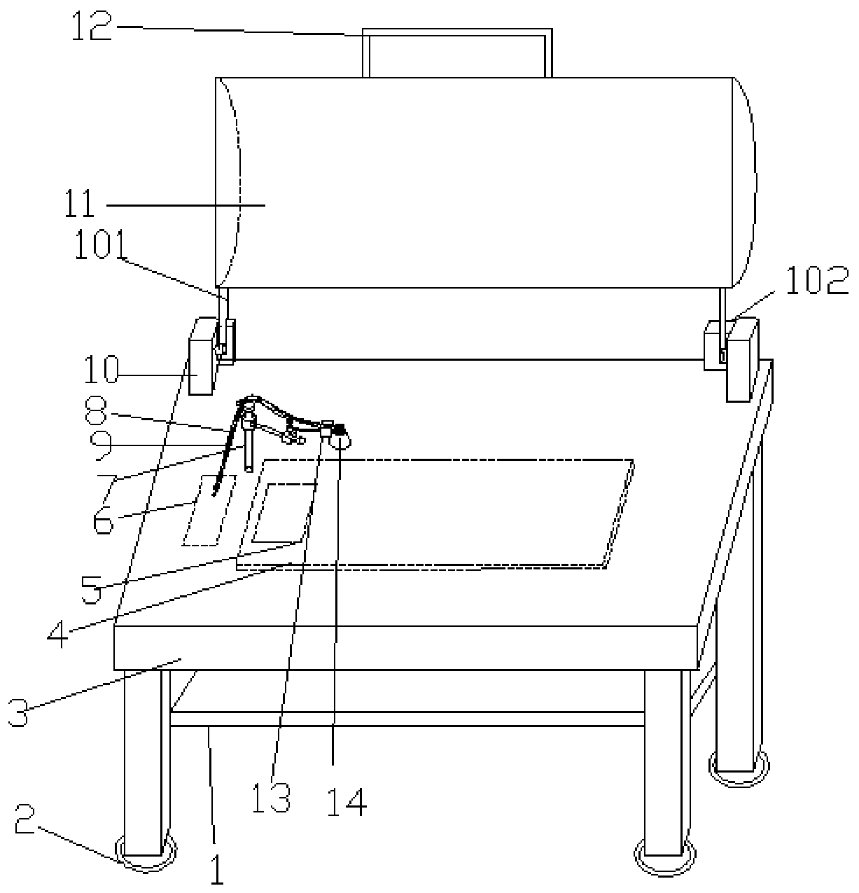 Infant pulmonary function inspection device