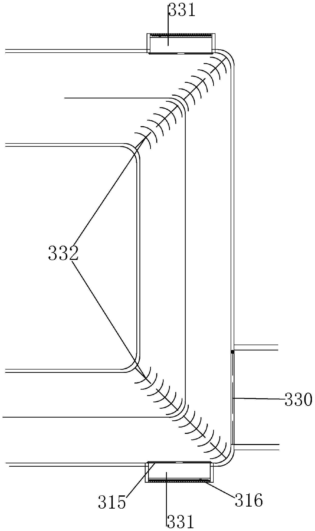 Double test section direct current gust wind tunnel