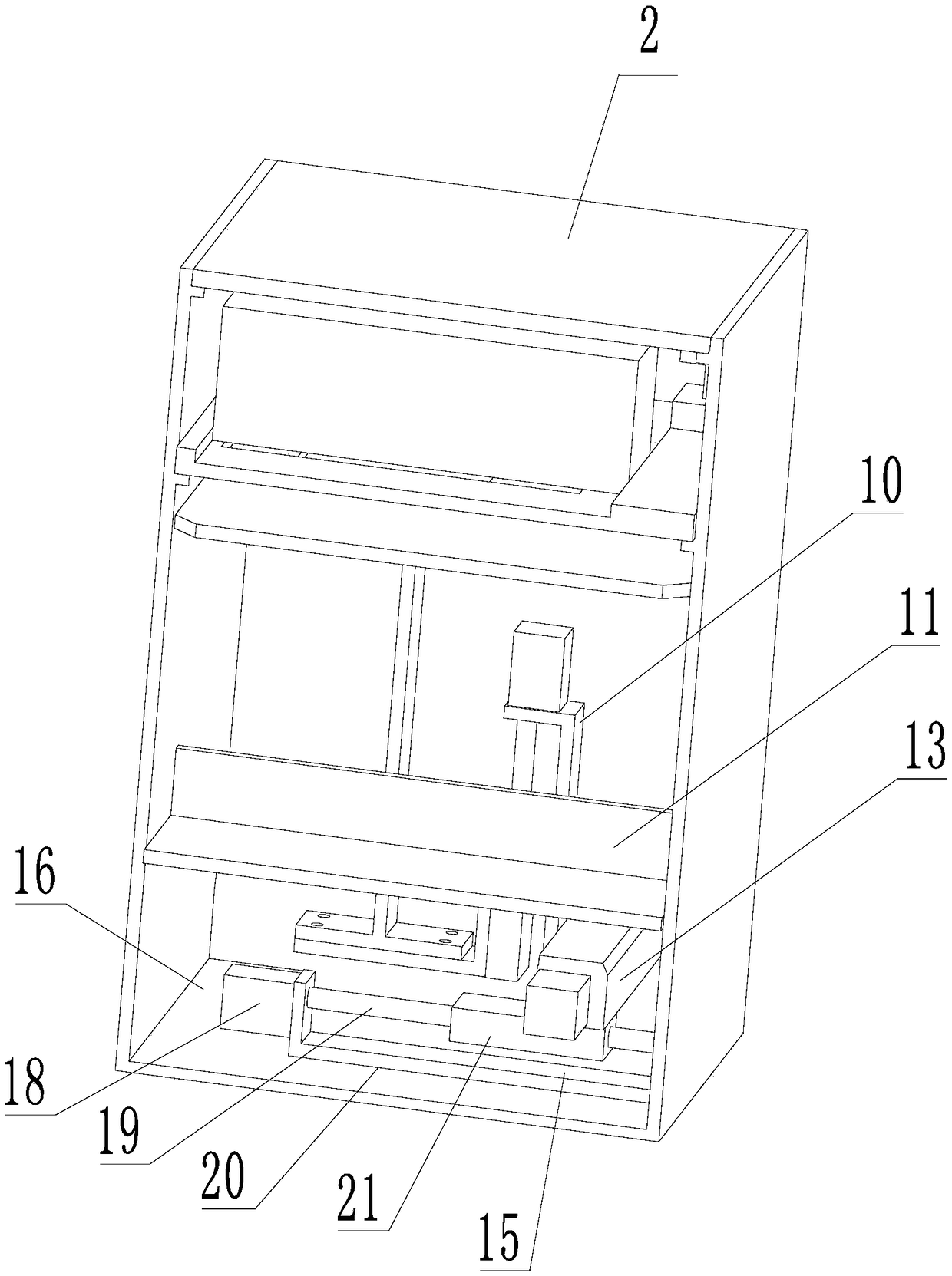 Automatic three-dimensional online monitoring magnetic-orienting device