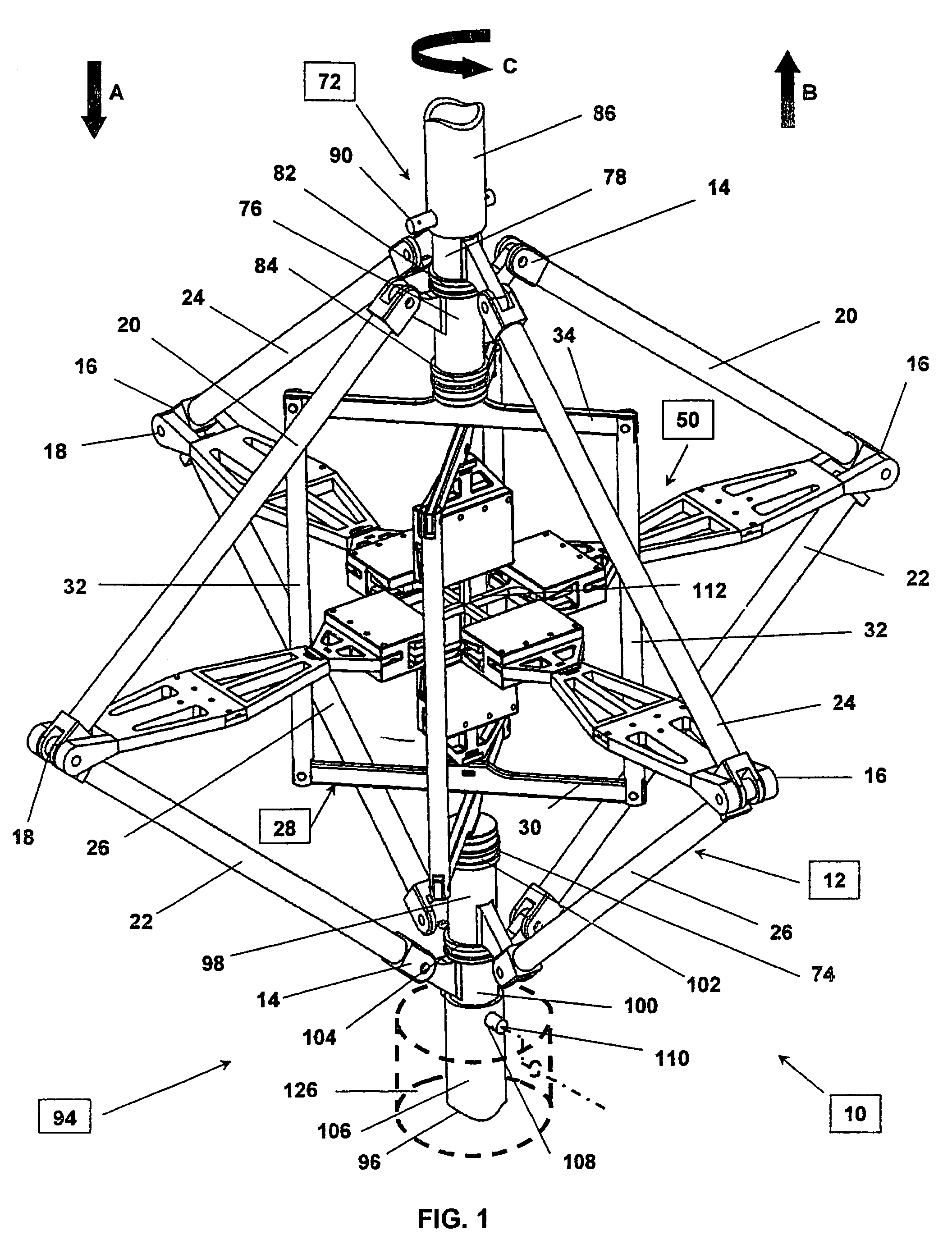 Triaxial tension compression, shear testing apparatus