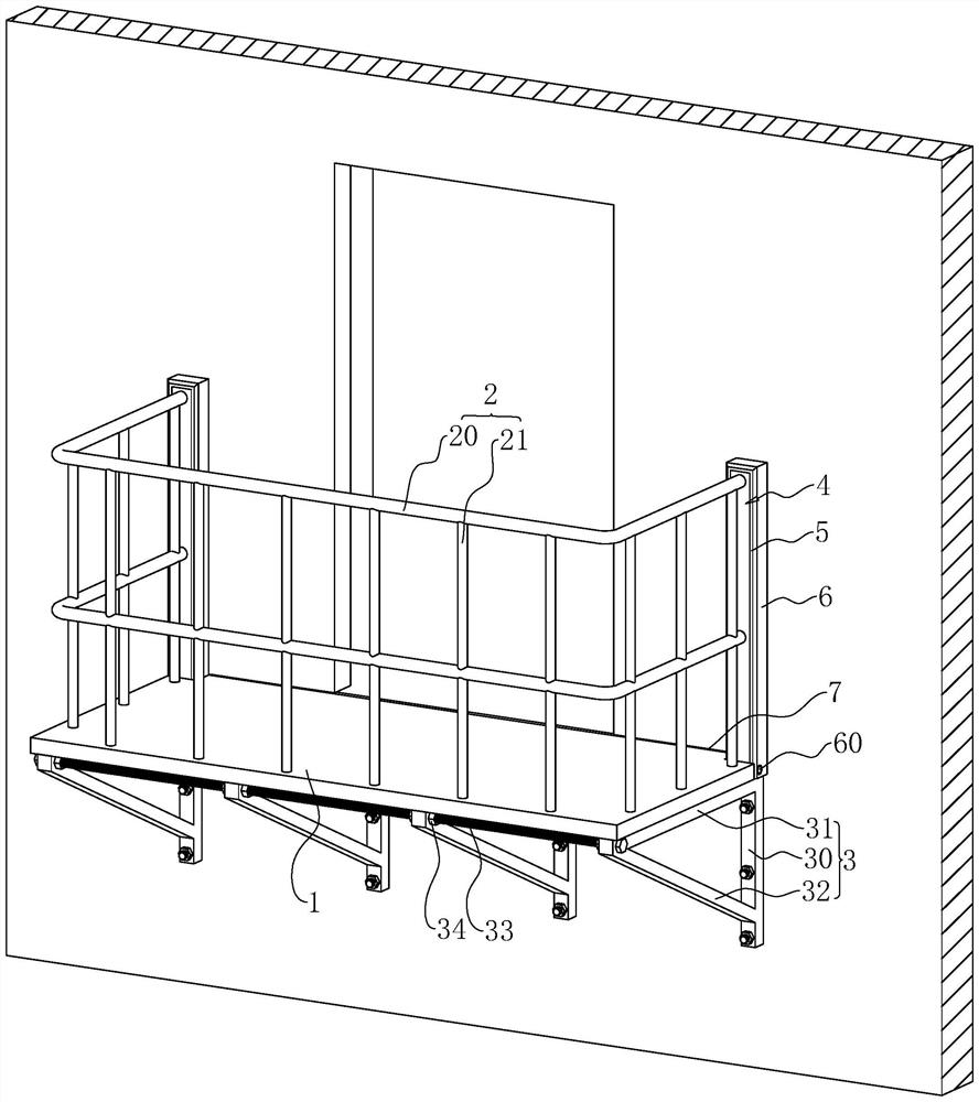 Prefabricated building balcony