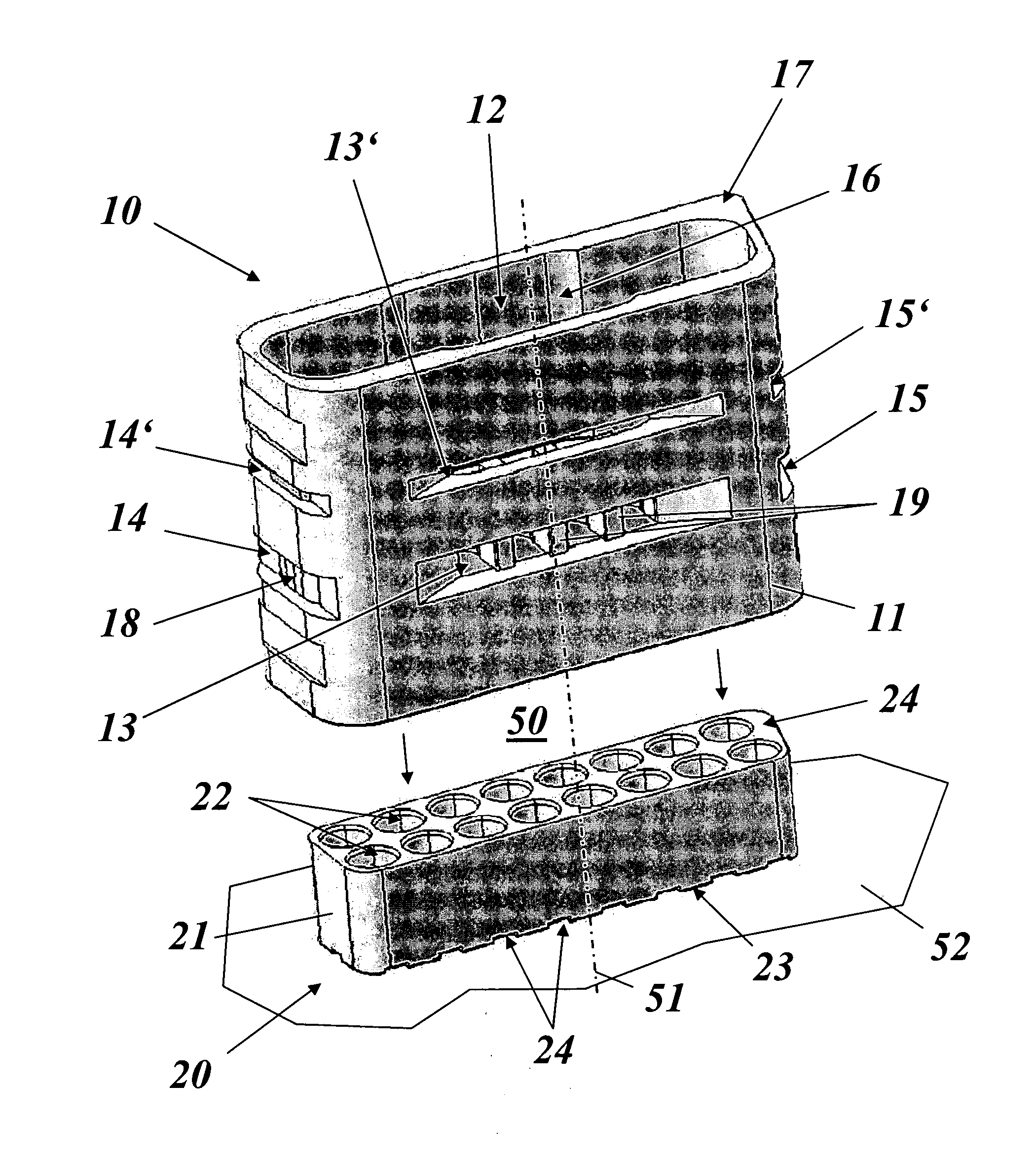 Multiple coaxial cable plug connection and method for installing such a multiple coaxial cable plug connection