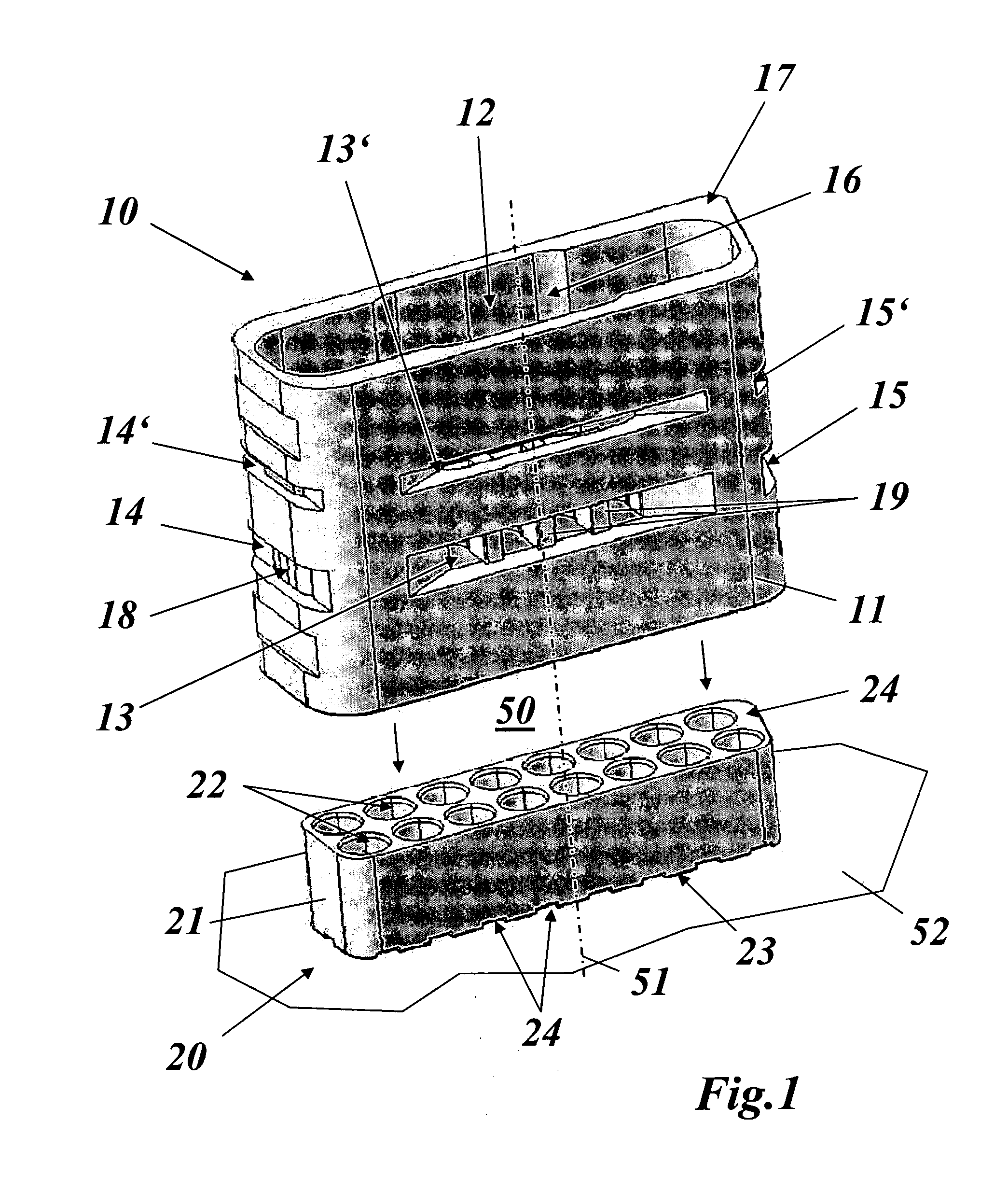 Multiple coaxial cable plug connection and method for installing such a multiple coaxial cable plug connection