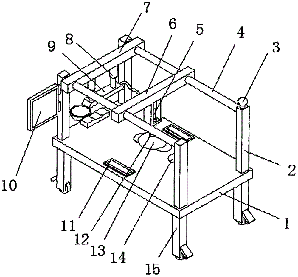 Emergency monitoring, diagnosis and treatment device for cardiology departments