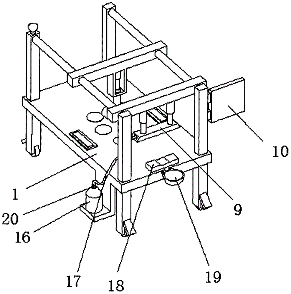 Emergency monitoring, diagnosis and treatment device for cardiology departments