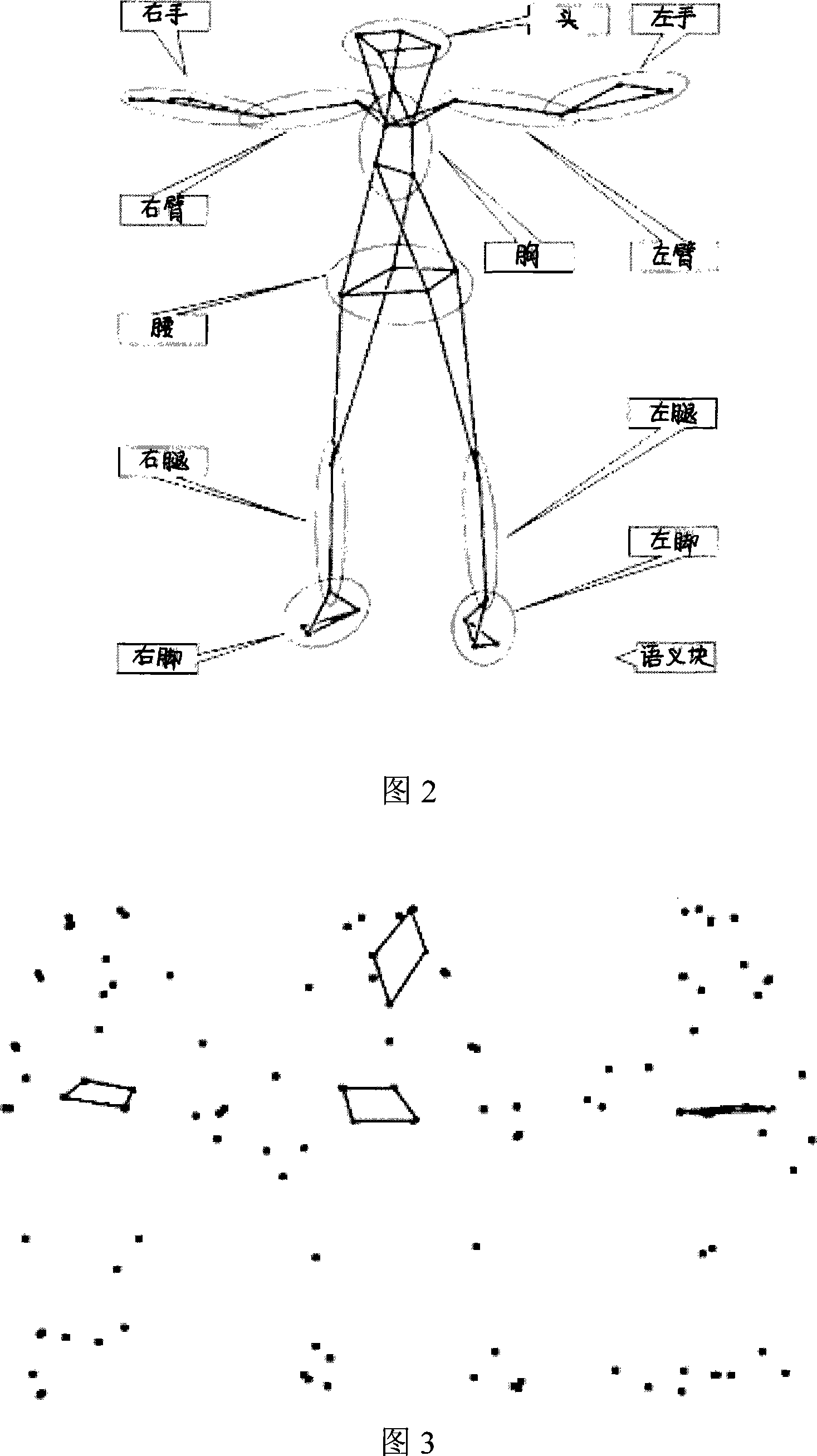 Dynamic spatiotemporal coupling denoise processing method for data catching of body motion