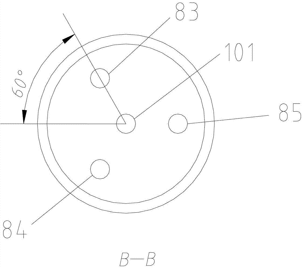 Experiment segment based on fusion and fission mixed pile water cooling cladding layer and experiment method of experiment segment