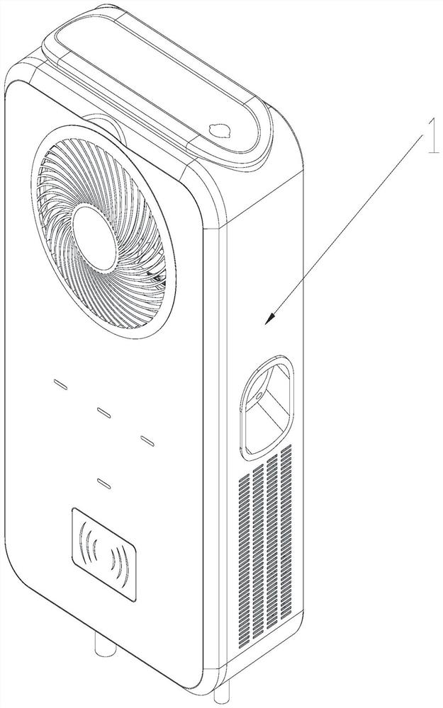 Liquid cooling heat dissipation direct current charging device