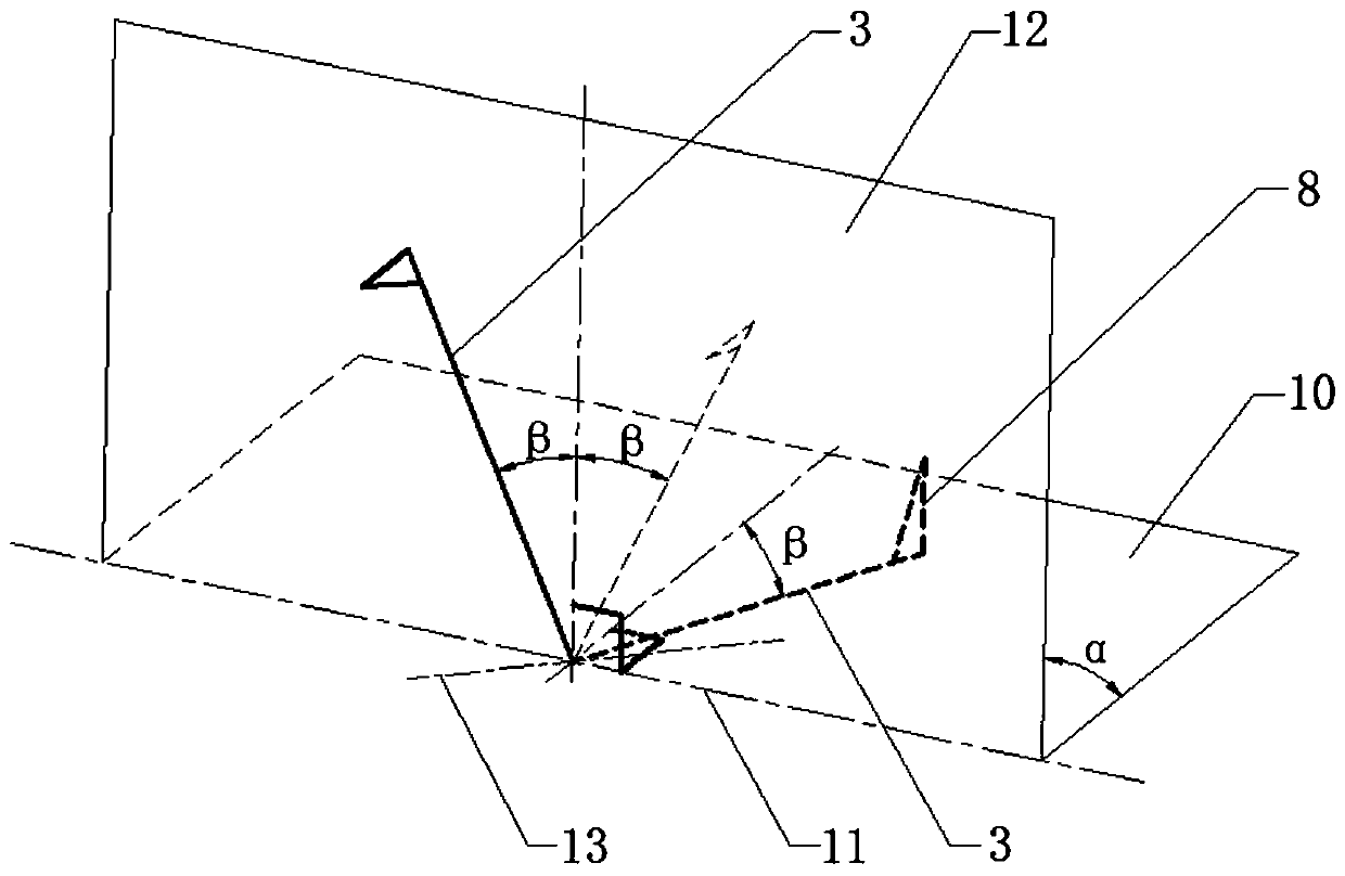 Satellite-borne antenna deployable mechanism