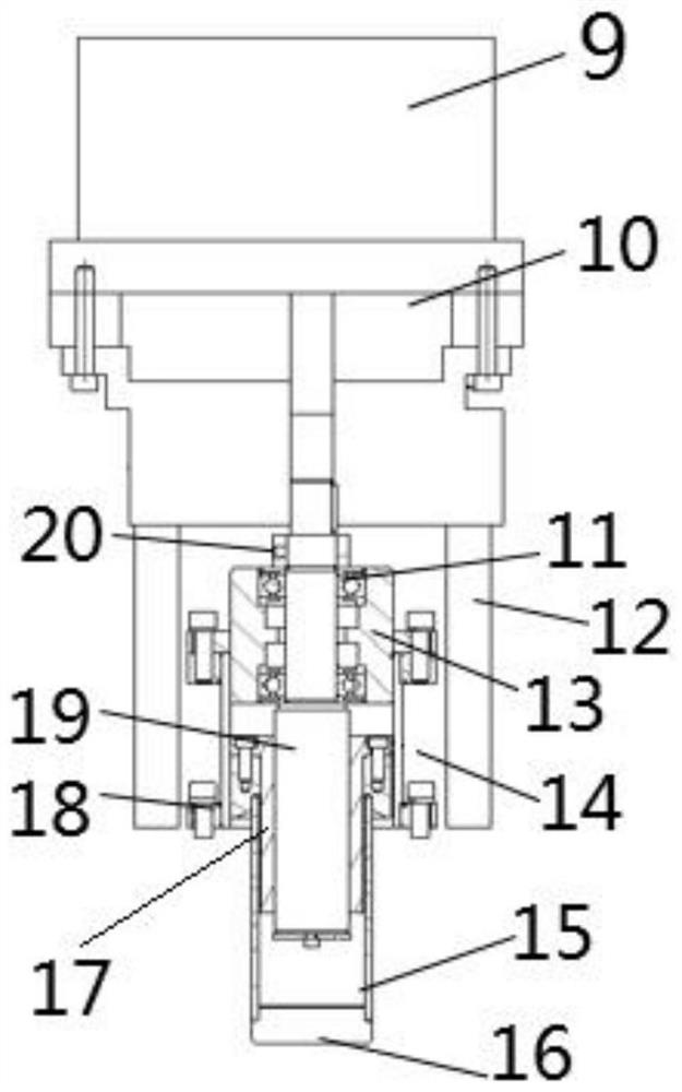 System for testing fatigue performance of material in low-temperature liquid hydrogen environment