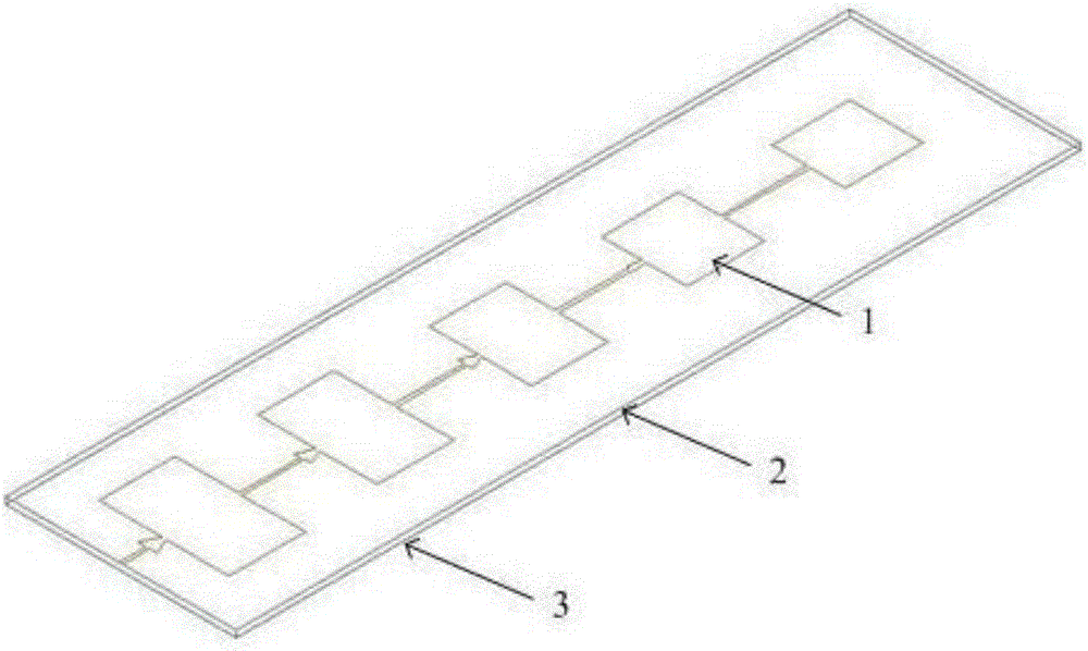 Series fed microstrip array antenna design method