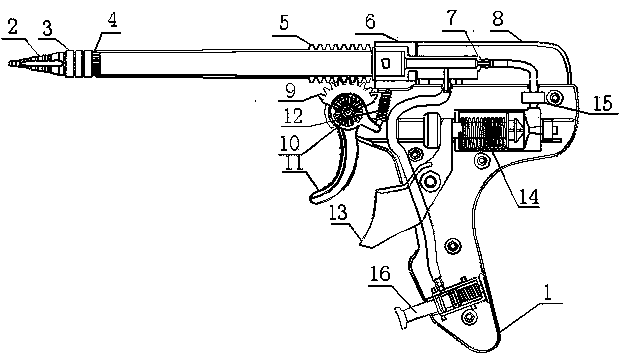 Disposable controllable negative-pressure multi-continuous-jet haemorrhoid loop ligature device