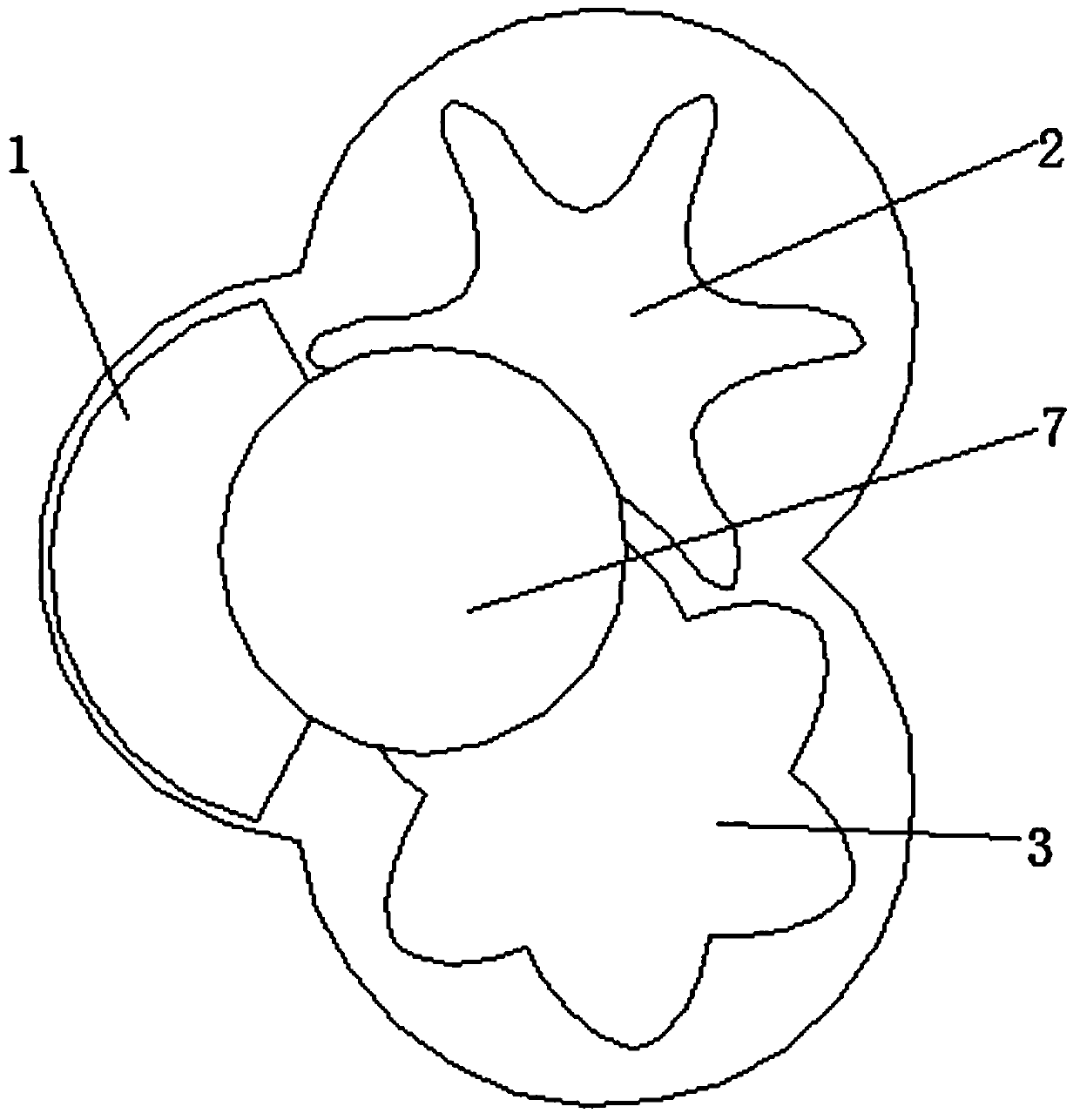 High-engaging and low-noise screw compressor system and screw compressor