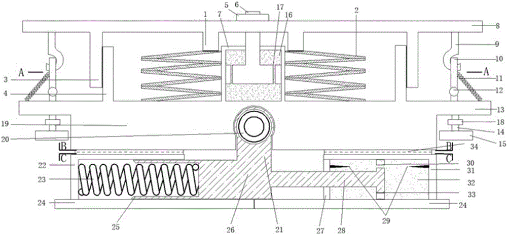 Three-dimensional shock insulation support