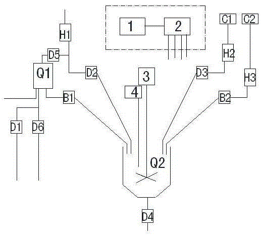 On-line automatic analyzing device and method for spinning bath components