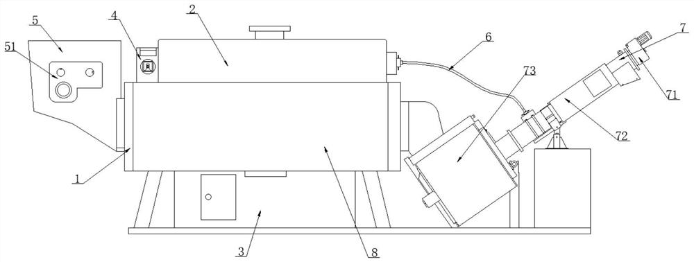 Coal drying device for coal-fired power plant