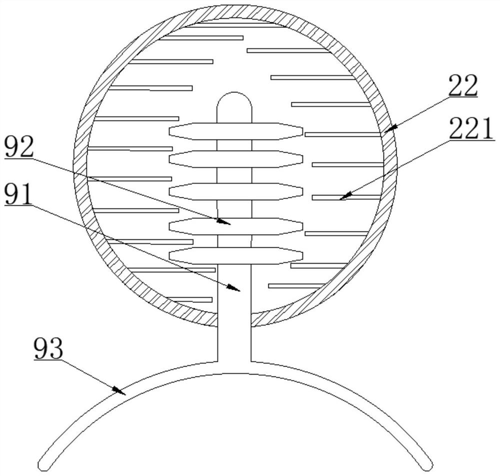 Coal drying device for coal-fired power plant