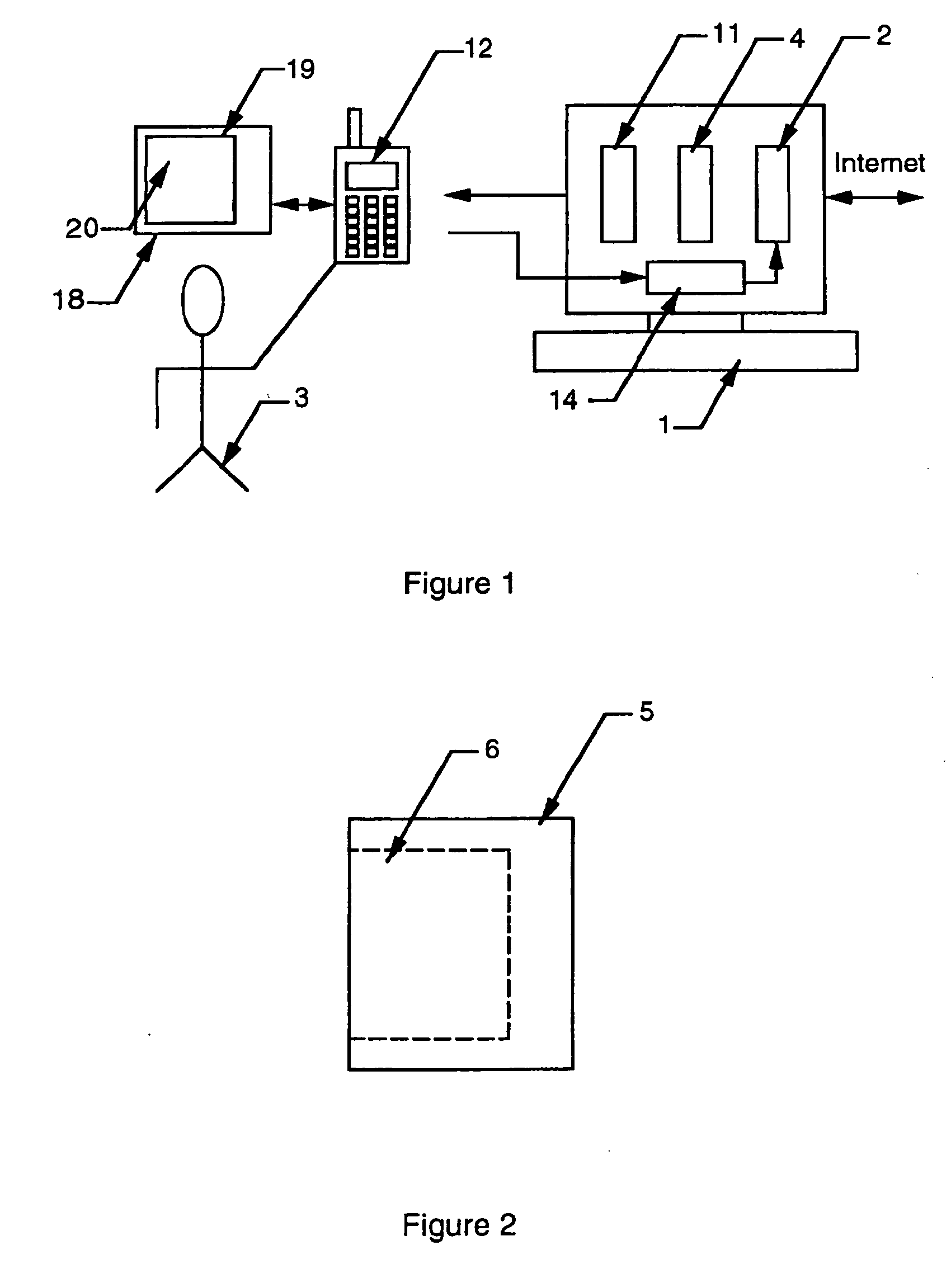 Portable high speed internet access device with scrolling