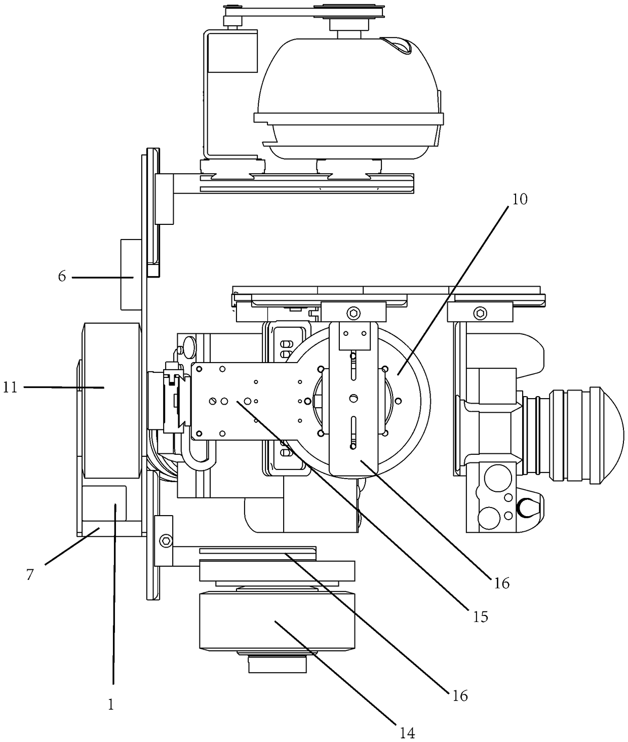 Moveable intelligent following stable-shooting virtual reality video acquisition system