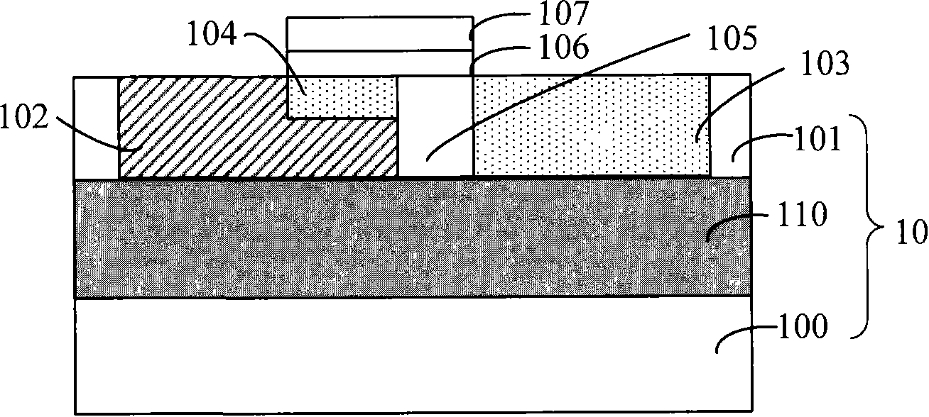 Green field effect transistor and manufacturing method thereof