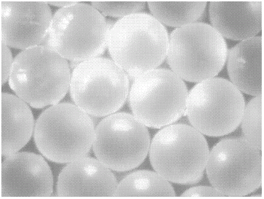 Method for preparing polyphenyl acetylene microballoon spheres