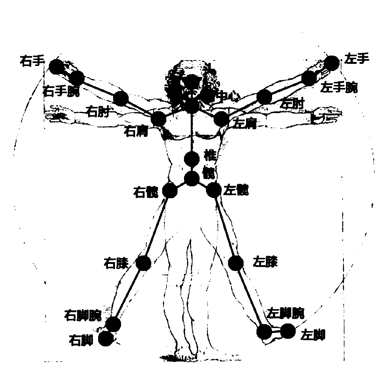 An action simulation fitting degree evaluation method