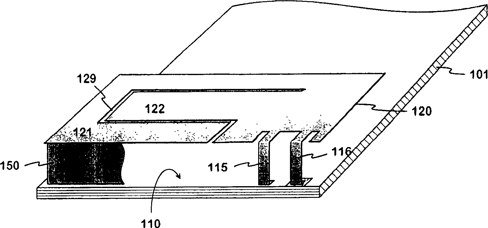 Internal multiband antenna