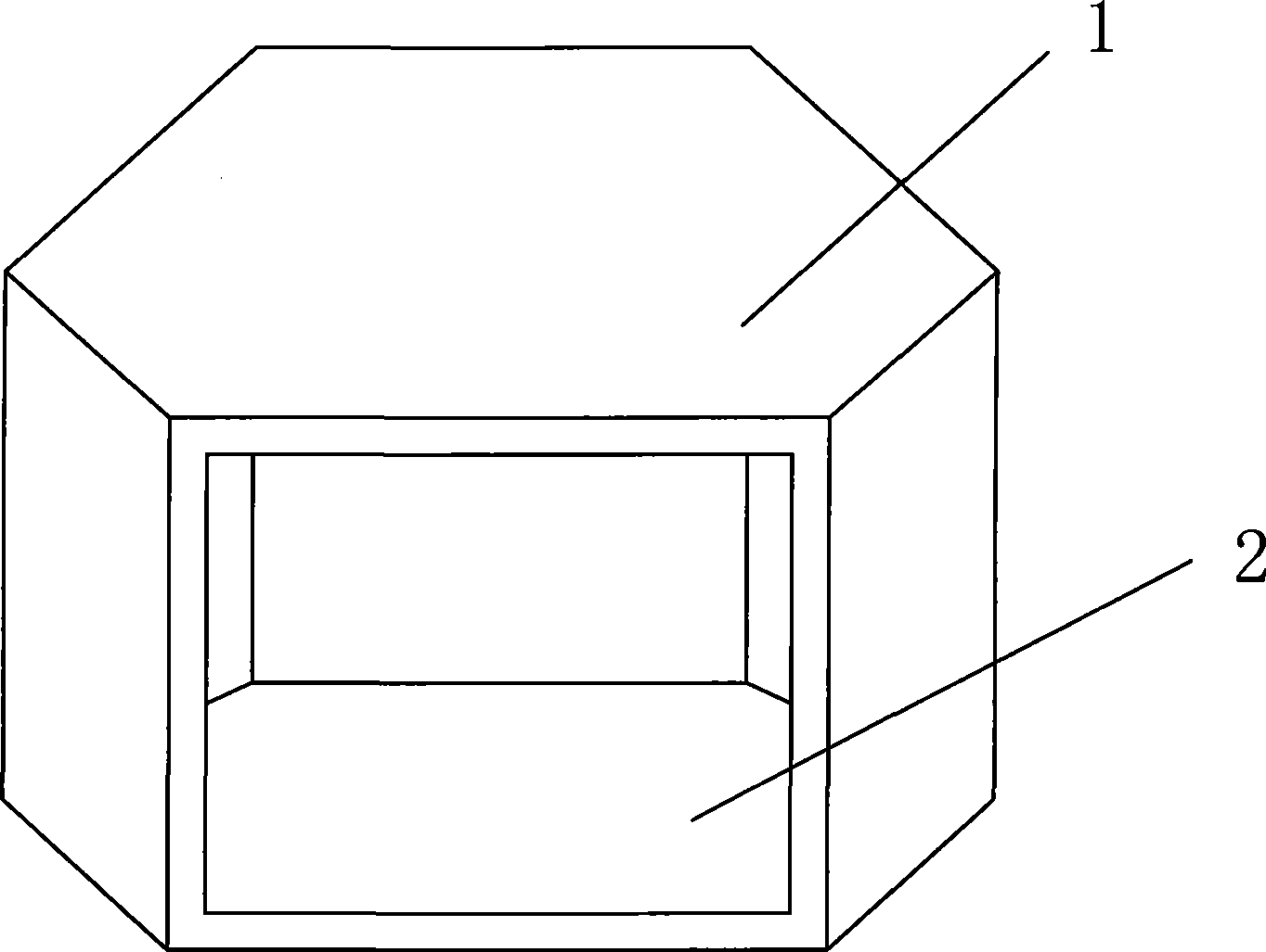 Simulating device for solar cavity type heat absorber