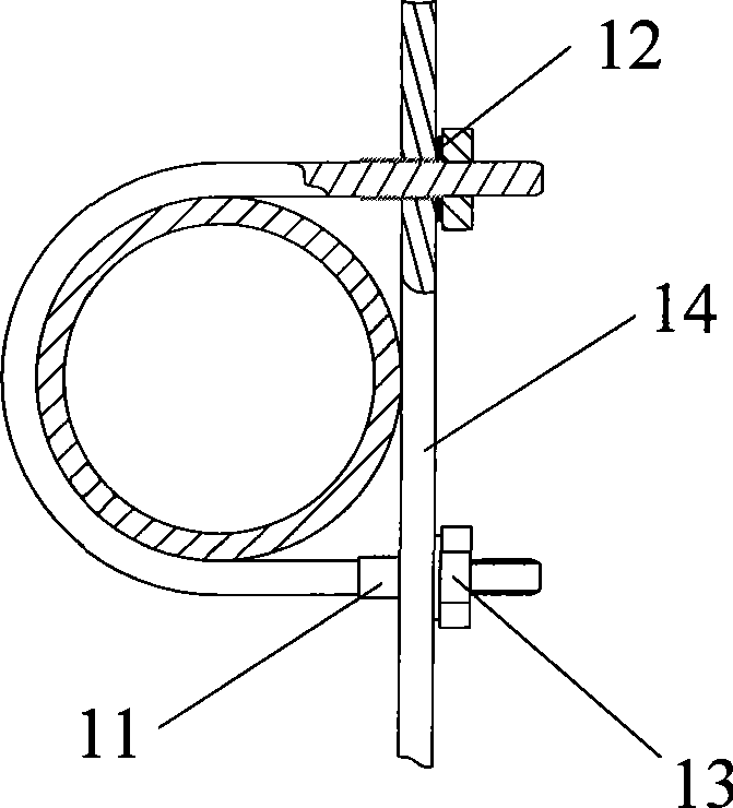 Simulating device for solar cavity type heat absorber