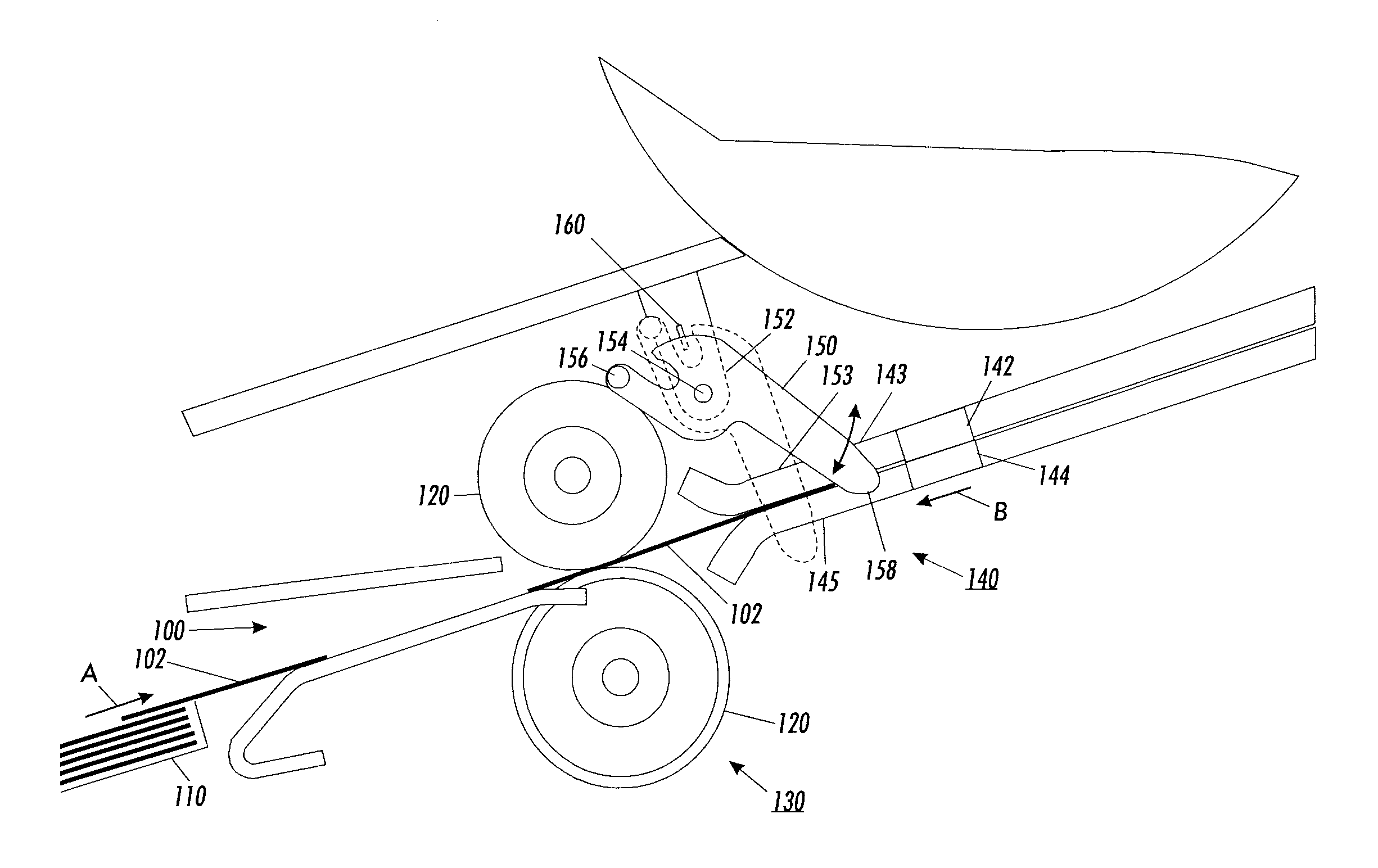 Systems and methods for detecting bi-directional passage of an object via an articulated flag member arrangement