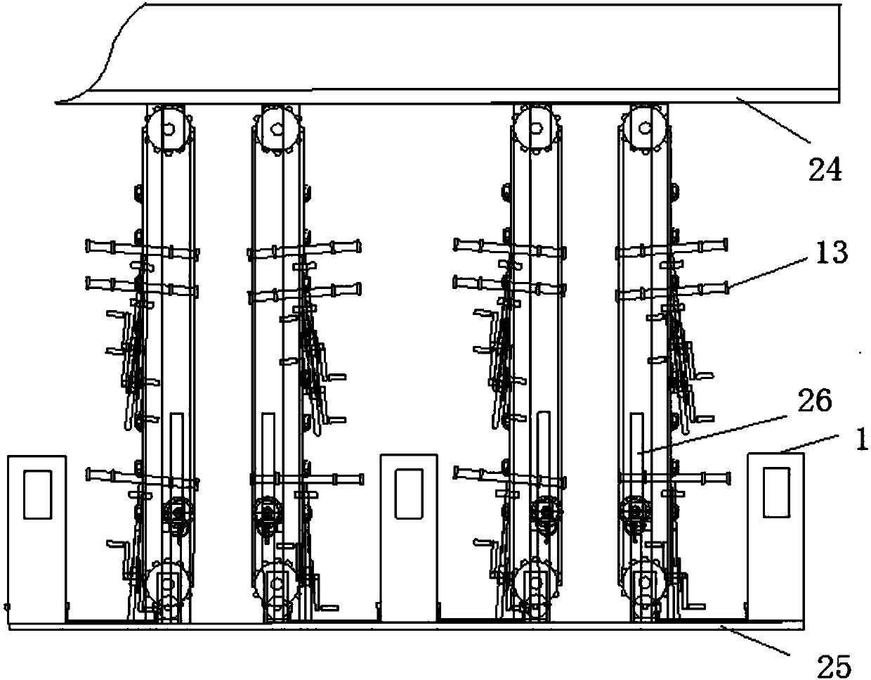 Novel environment-friendly multifunctional three-dimensional square matrix parking kiosk for shared bicycles