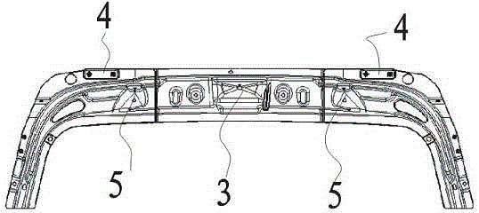 Automobile back door strengthening structure