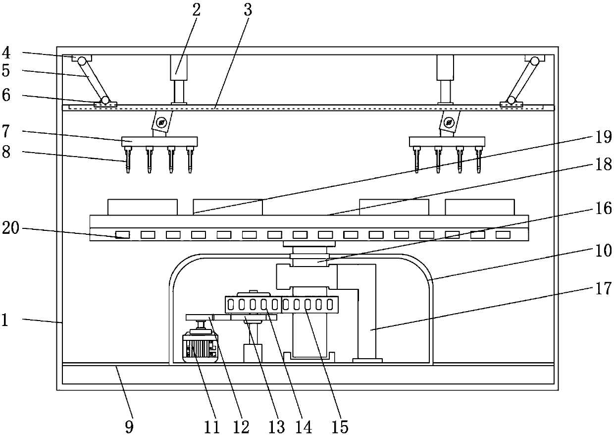 Machining mechanical spraying type washing machine