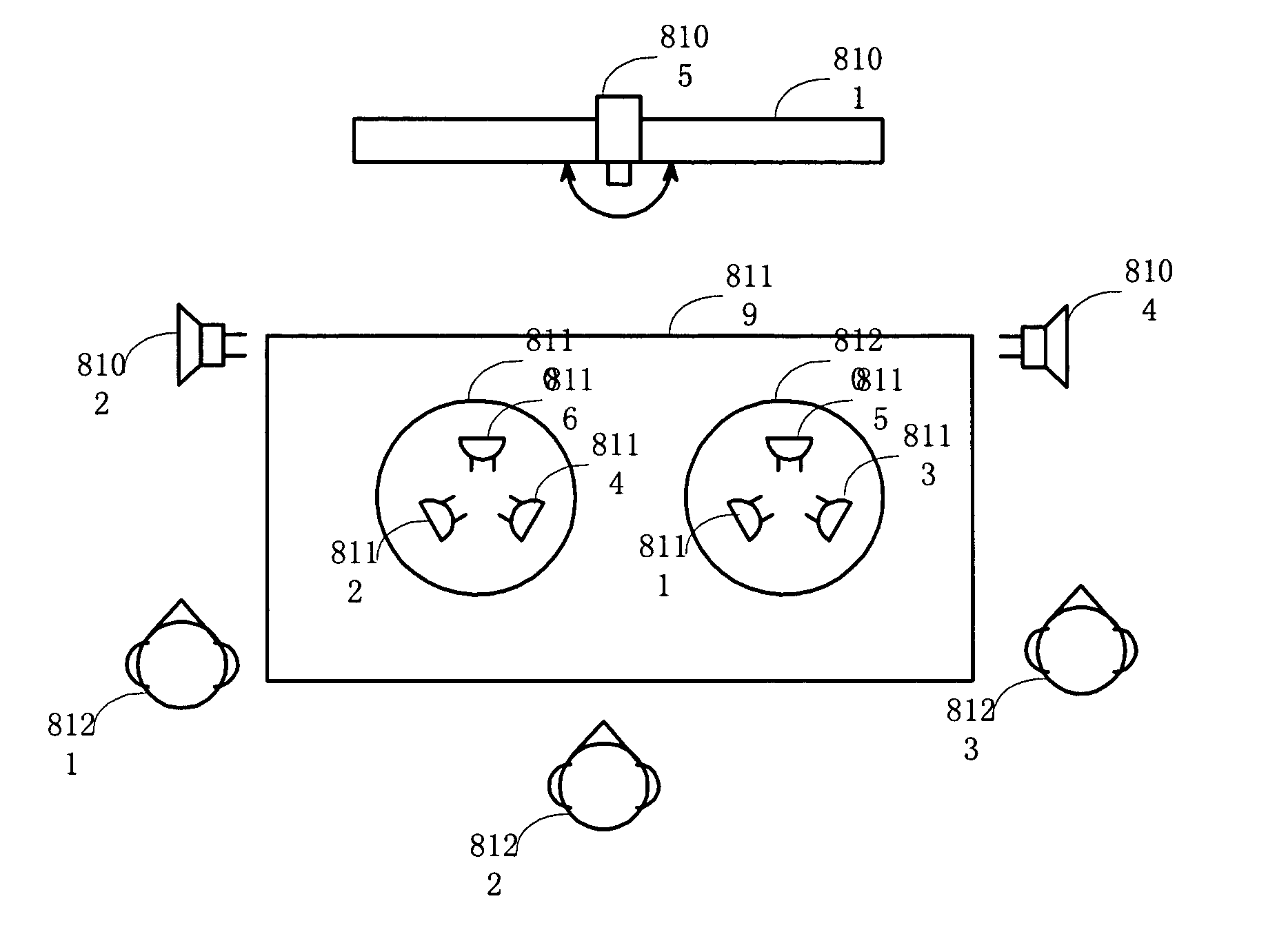 Ceiling microphone assembly