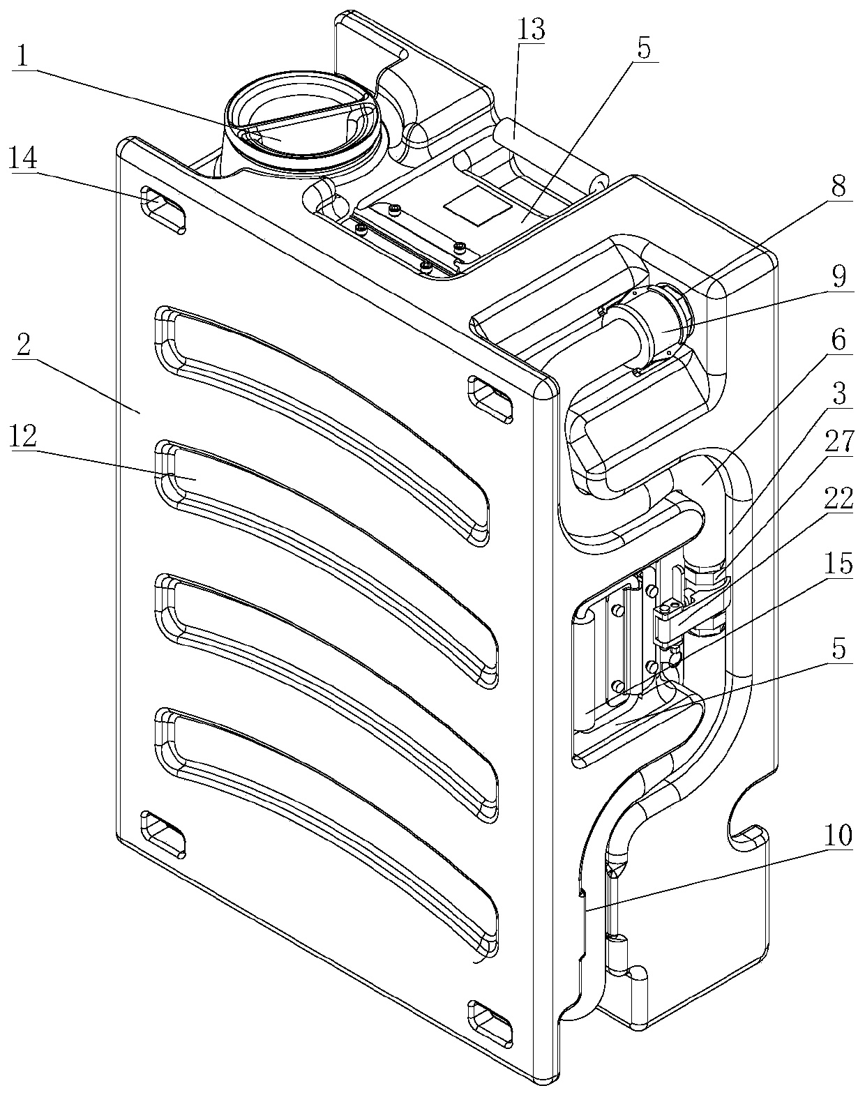 Fuel tank capable of achieving precise air-dropping and application method of fuel tank