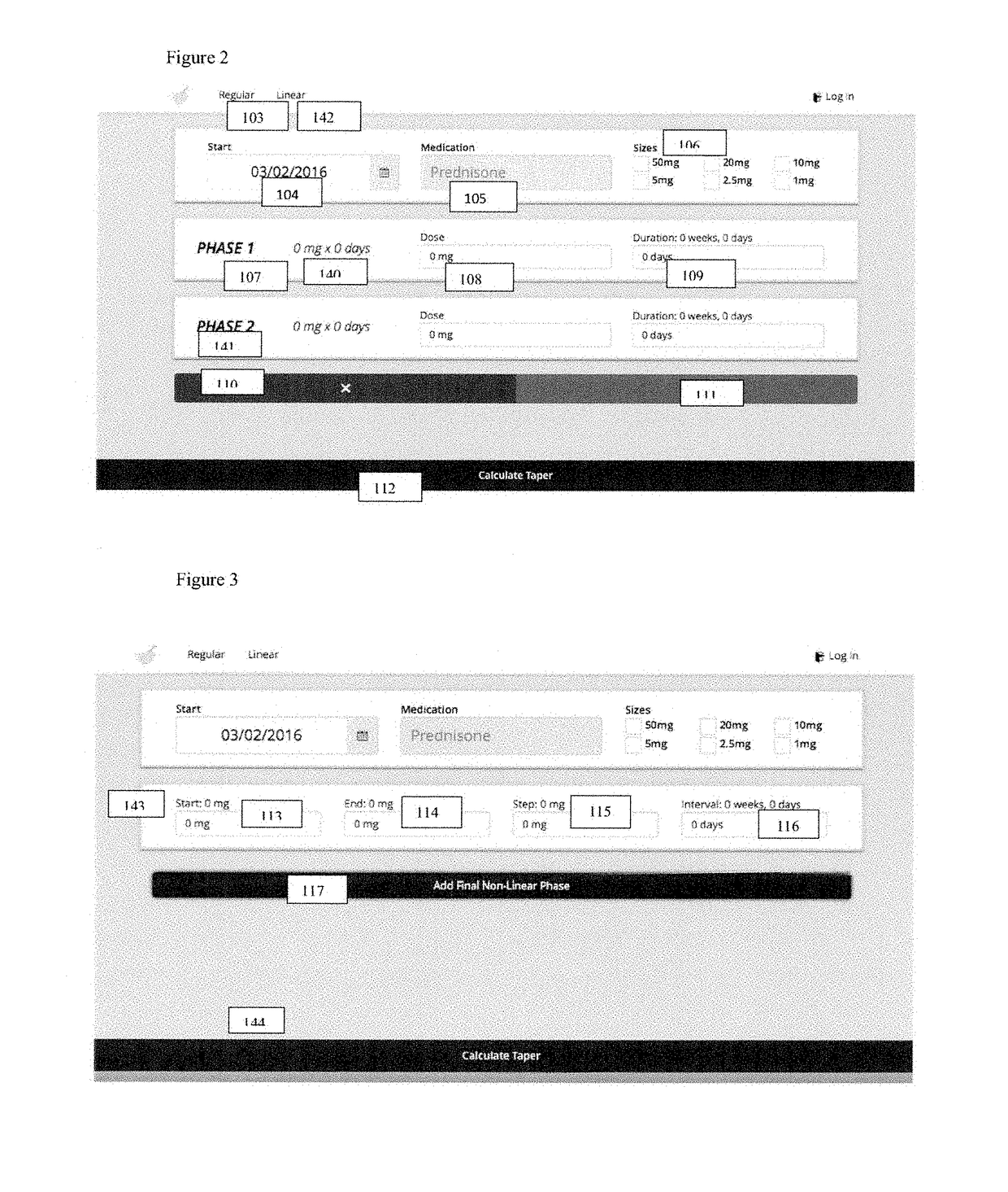 Application for Informing Physicians and Patients of Tapered Medical Doses