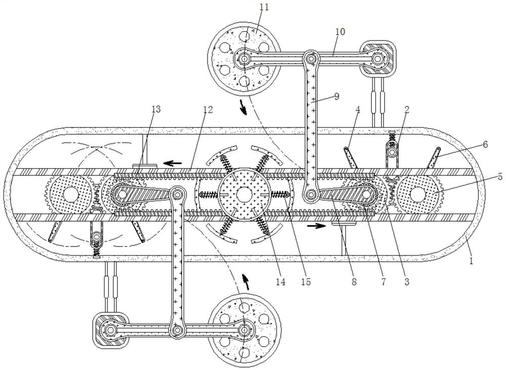 Fixation-free auxiliary device capable of uniformly polishing annular workpieces