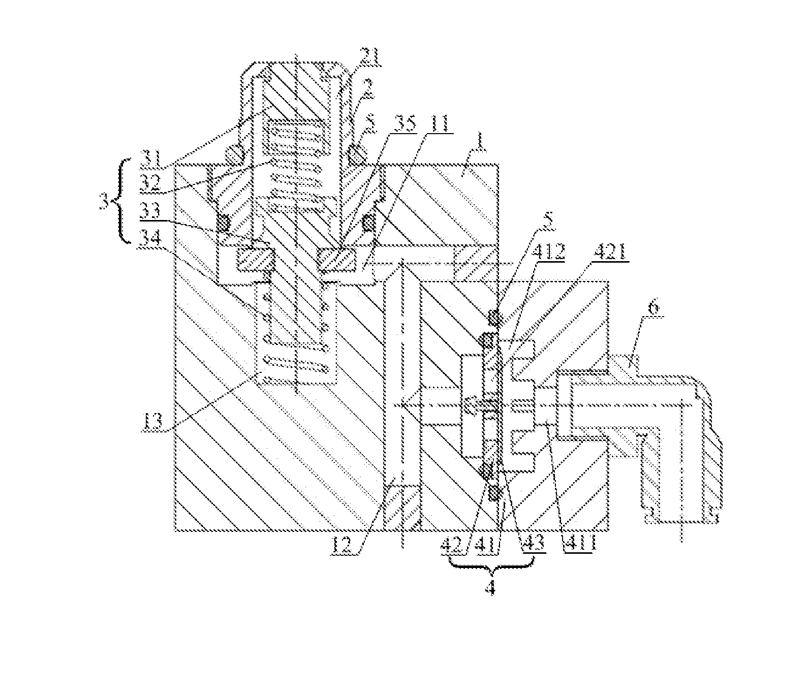 Transfer valve