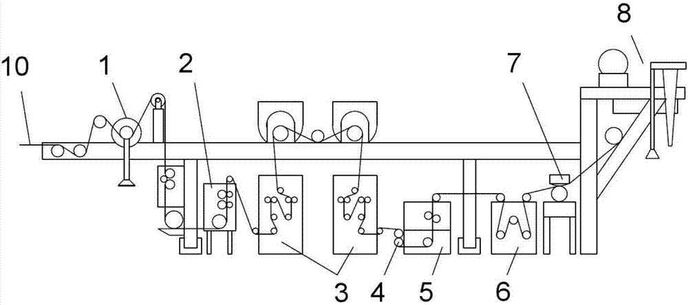 Printed and dyed fabric singeing device