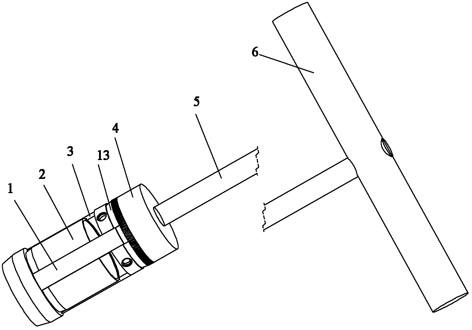 Ring-knife soil sampler and use method thereof