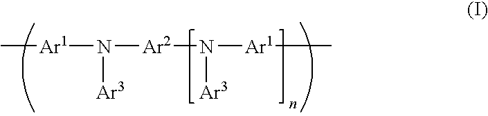 Optical device comprising a charge transport layer of insoluble organic material and method for the production thereof