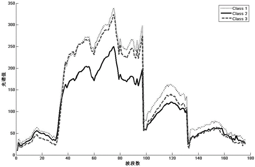 Hyperspectral data classification method based on multi-layer convolution network and data organization and folding