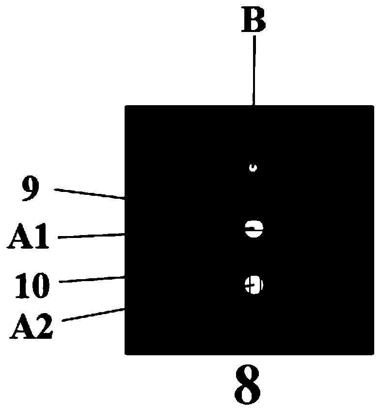 Two-field digital holographic detection method based on one-dimensional periodic grating and point diffraction