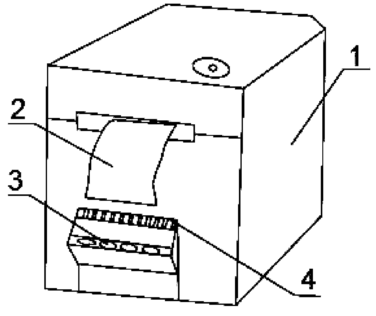 Printing recognition device and coat-printing and data recognition method based on infrared coding