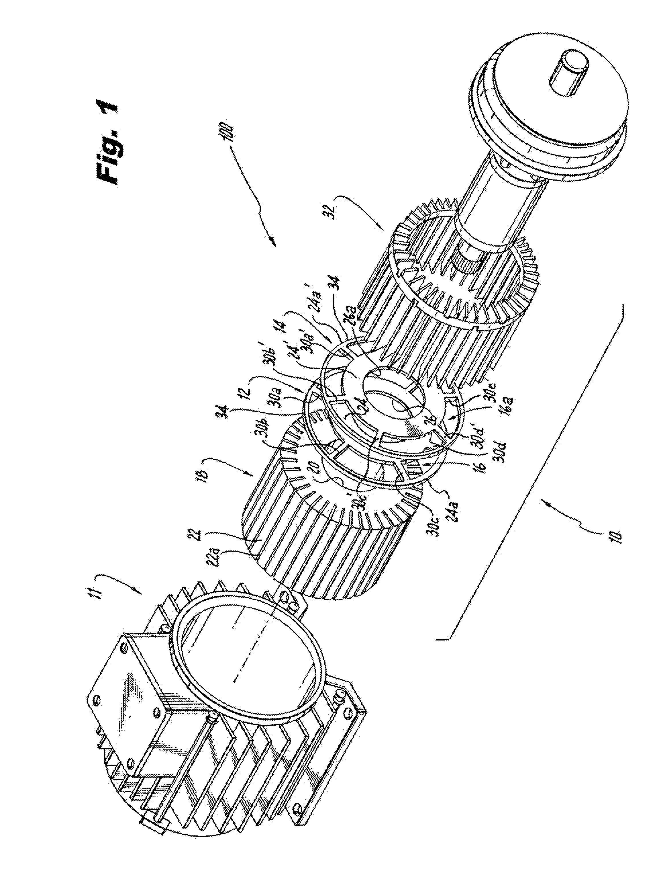 Die Cast Rotor With Steel End Rings to Contain Aluminum